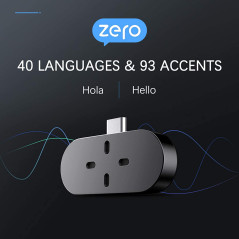 Timekettle Zero : Traducteur Vocal Instantané, 40 Langues – Parfait pour Voyages & Business!
