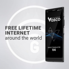 Vasco V4 Language Translator Device | 108 Languages | Free Lifetime Internet for Translations in Almost 200 Countries | Model