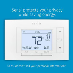 Emerson Sensi Smart Thermostat: Save Energy & Control from Anywhere! Alexa Compatible