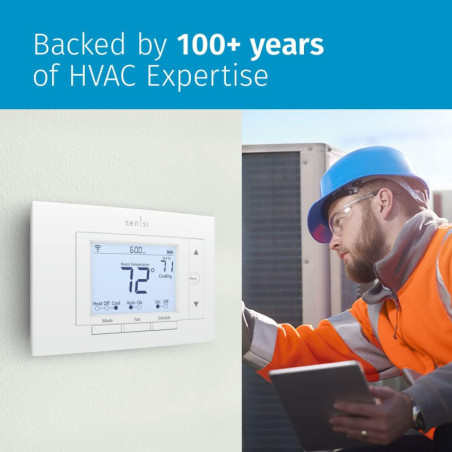 Emerson Sensi Smart Thermostat: Save Energy & Control from Anywhere! Alexa Compatible