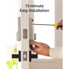 eufy Security C210 Smart Lock, 5-in-1 Keyless Entry Door Lock, Built-in WiFi Deadbolt, Smart Door Lock, No Bridge Required, Easy