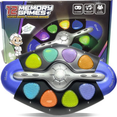 iCore Jeu de Mémoire Électronique 12-en-1: Défiez le Cerveau de vos Enfants avec ce Jeu Interactif et Amusant!