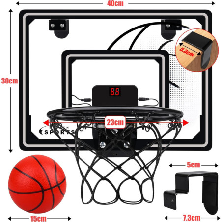 Light-Up Basketball Arcade for Kids & Adults: Slam Dunk Fun at Home!
