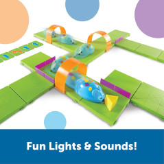 Jeu d'Activité Souris Robot Code & Go-Apprentissage Ludique du Codage