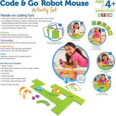 Learning Resources Code & Go Robot Mouse Activity Set: Engaging STEM Coding Toy for Kids