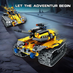 Mibido Robot Dinosaures 5-en-1 : Jeu de Construction STEM Télécommandé et Programmable pour Enfants