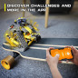 Mibido Robot Dinosaures 5-en-1 : Jeu de Construction STEM Télécommandé et Programmable pour Enfants Mibido Robot Dinosaures 5-en-1 : Jeu de Construction STEM Télécommandé et Programmable pour Enfants