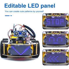 KEYESTUDIO 4WD Bluetooth Smart Car Robot Kit: STEM Learning & Fun for Budding Engineers!