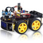 KEYESTUDIO 4WD Bluetooth Smart Car Robot Kit: STEM Learning & Fun for Budding Engineers!