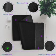 Keep your workspace clutter-free with the Wireless Charging Desk Pad from FutureCharger.