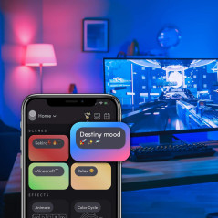 LIFX Color 1100lm Smart Bulb: Dimmable, Full Color, Wi-Fi, Voice Control - No Hub Needed!