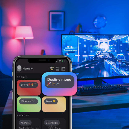 LIFX Color 1100lm Smart Bulb: Dimmable, Full Color, Wi-Fi, Voice Control - No Hub Needed!