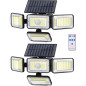 Mokot: Lumières Solaires 2500 Lumens avec Détecteur & Télécommande - Sécurité Ultime! Mokot: Lumières Solaires 2500 Lumens avec Détecteur & Télécommande - Sécurité Ultime!