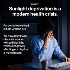 SKYVIEW Wellness Lamp: NASA-Inspired Light Therapy for Enhanced Sleep, Mood & Focus