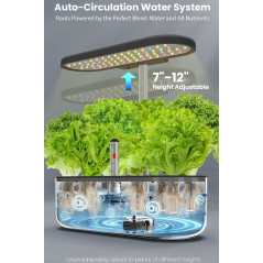 Inbloom 12 Pods Système Hydroponique  Kit de Jardinage Intérieur