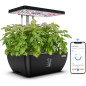 iDOO Jardin Hydroponique WiFi: 12 Capsules, Lumière LED, Réservoir 6.5L - Cultivez Facilement! iDOO Jardin Hydroponique WiFi: 12 Capsules, Lumière LED, Réservoir 6.5L - Cultivez Facilement!