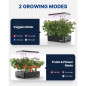 Jardin Hydroponique iDOO: Cultivez vos Herbes et Légumes Frais à la Maison, 12 Capsules, Lampe LED, 4.5L Jardin Hydroponique iDOO: Cultivez vos Herbes et Légumes Frais à la Maison, 12 Capsules, Lampe LED, 4.5L