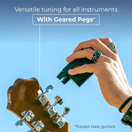 Roadie 3: Accordeur Automatique Intelligent & Métronome pour Guitare, Ukulélé, Banjo - Tuning Parfait Garanti!