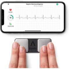 Moniteur ECG KardiaMobile - Approuvé par la FDA, Portable & Facile