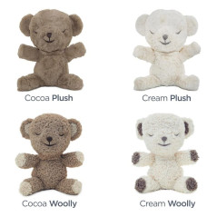 SNOObear Peluche Bébé Apaisante - Bruit Blanc Activé par les Pleurs