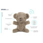 SNOObear : Peluche Apaisante Bruit Blanc Bébé, Sommeil Activé par les Pleurs + Sangle Voyage SNOObear : Peluche Apaisante Bruit Blanc Bébé, Sommeil Activé par les Pleurs + Sangle Voyage