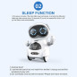 GoolRC Pocket Robot: Your Interactive Mini Companion - Voice, Dance & Fun!