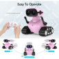 Robot Fille ALLCELE : Jouet RC Rose avec LED, Musique & Télécommande - Cadeau Idéal! Robot Fille ALLCELE : Jouet RC Rose avec LED, Musique & Télécommande - Cadeau Idéal!