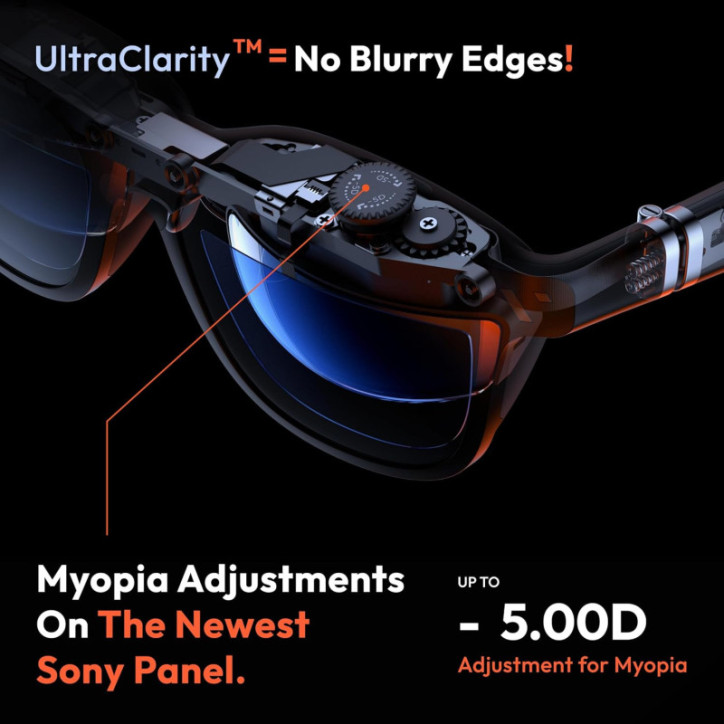 VITURE Pro XR Glasses: 135 HD, 120Hz, Myopia Correction - Immersive AR/VR, Ultimate Clarity! VITURE Pro XR Glasses: 135 HD, 120Hz, Myopia Correction - Immersive AR/VR, Ultimate Clarity!