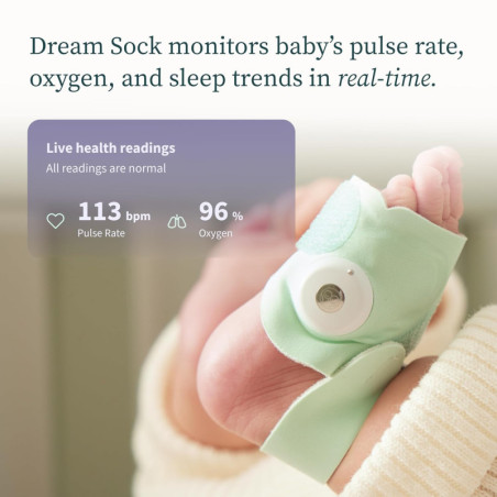 Owlet Dream Duo: FDA-Cleared Smart Baby Monitor - Track Pulse & Oxygen, HD Video, & Sleep Trends for Ultimate Peace of Mind
