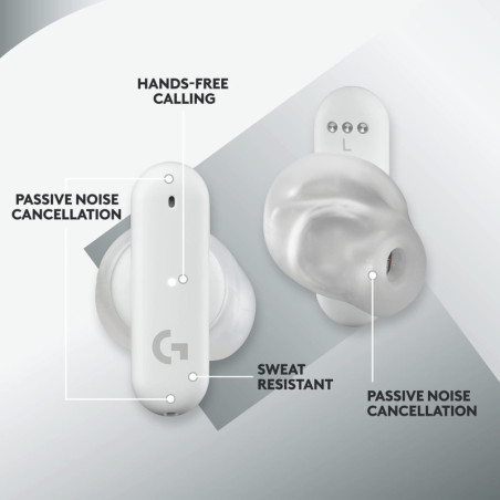 Logitech G FITS Wireless Gaming Earbuds with Lightspeed