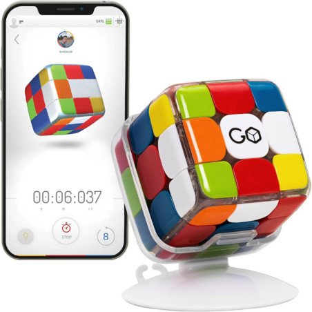 GoCube Edge Full Pack : Le Rubiks Cube Connecté et Intelligent pour Apprendre et Samuser!