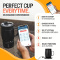 Tasse Chauffante Intelligente HOT KUP: Contrôle de Température Parfait, 14oz - Noir Élégant Tasse Chauffante Intelligente HOT KUP: Contrôle de Température Parfait, 14oz - Noir Élégant