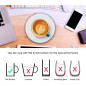 Smart Coffee Mug Warmer: Auto On/Off, Keeps Drinks at 131°F - Perfect Home & Office Beverage Warmer Smart Coffee Mug Warmer: Auto On/Off, Keeps Drinks at 131°F - Perfect Home & Office Beverage Warmer