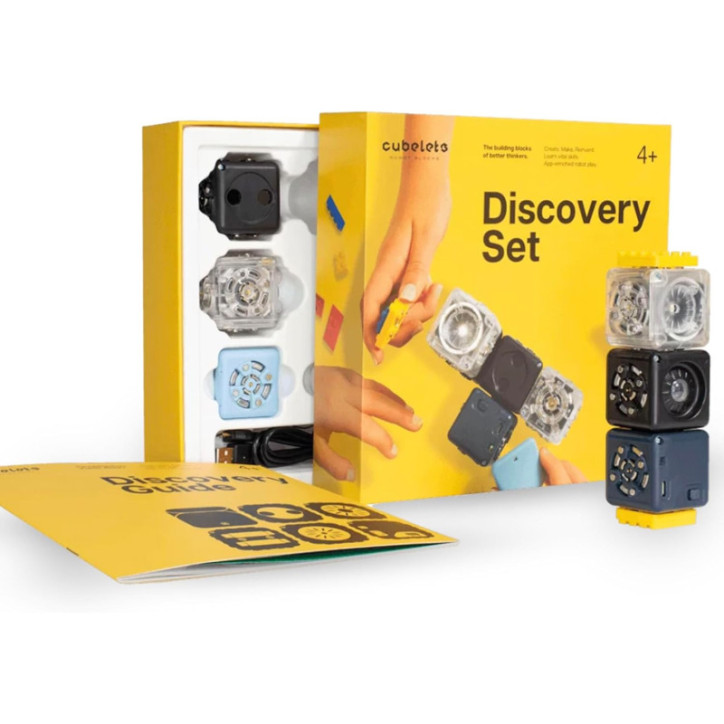 Cubelets Discovery Set: Build Your Own Robots! STEM Toy for Kids Ages 4+ Cubelets Discovery Set: Build Your Own Robots! STEM Toy for Kids Ages 4+