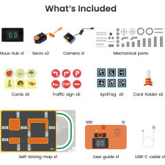 STEM Coding Robot Kit for Kids 12+: Build and Program Your Own AI Robot
