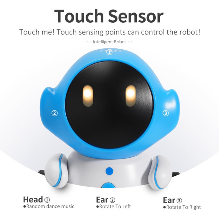 Interactive Talking Robot Toy for Kids - Voice Control, Singing, Dancing, & Recording Fun! Interactive Talking Robot Toy for Kids - Voice Control, Singing, Dancing, & Recording Fun!