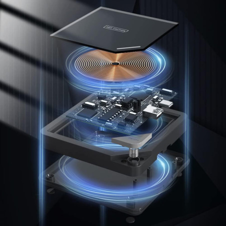 Chauffe-Tasse Intelligent 2-en-1: Café Chaud & Charge USB Rapide - Arrêt Auto, Idéal Cadeau!