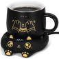 Chauffe-Tasse Chat Adorable : Gardez Votre Café Chaud avec Style et Sécurité! Chauffe-Tasse Chat Adorable : Gardez Votre Café Chaud avec Style et Sécurité!