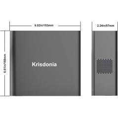 Krisdonia Batterie Externe 40000mAh 130W: Charge Rapide USB-C 100W & Prise Secteur - Lénergie Nomade Ultime!