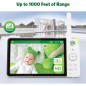 LeapFrog Babyphone HD 7 360° : Vision Nocturne Couleur, Zoom 8x, Berceuses & Communication Bidirectionnelle LeapFrog Babyphone HD 7 360° : Vision Nocturne Couleur, Zoom 8x, Berceuses & Communication Bidirectionnelle