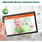 LeapFrog Babyphone HD 7 360° : Vision Nocturne Couleur, Zoom 8x, Berceuses & Communication Bidirectionnelle LeapFrog Babyphone HD 7 360° : Vision Nocturne Couleur, Zoom 8x, Berceuses & Communication Bidirectionnelle