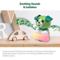 LeapFrog Scout LF2911 — 1080p HD baby monitor with WiFi remote, 360° view, 2-way talk, night vision & lullabies!