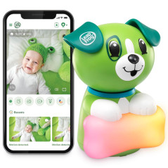 LeapFrog Scout LF2911 — 1080p HD baby monitor with WiFi remote, 360° view, 2-way talk, night vision & lullabies!