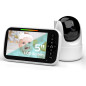 Babyphone Vidéo 5 UKSUP: Vision Nocturne, Communication Bidirectionnelle, Longue Autonomie & Berceuses! Babyphone Vidéo 5 UKSUP: Vision Nocturne, Communication Bidirectionnelle, Longue Autonomie & Berceuses!