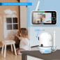 HelloBaby 5 Monitor: 30H Battery, Pan/Tilt/Zoom, Night Vision - Secure, No WiFi! HelloBaby 5 Monitor: 30H Battery, Pan/Tilt/Zoom, Night Vision - Secure, No WiFi!