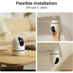 WUUK 4MP Indoor Security Camera: Keep Your Home Safe & Connected!