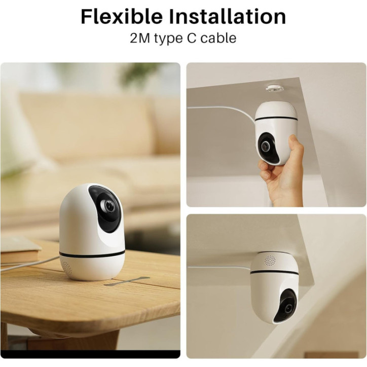WUUK 4MP Indoor Security Camera: Keep Your Home Safe & Connected! WUUK 4MP Indoor Security Camera: Keep Your Home Safe & Connected!