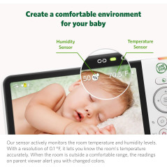 LeapFrog LF930HD Baby Monitor with 7” HD and Night Vision