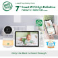 LeapFrog LF930HD : Moniteur Bébé HD 7 avec Vision Nocturne Couleur et Rotation 360° LeapFrog LF930HD : Moniteur Bébé HD 7 avec Vision Nocturne Couleur et Rotation 360°