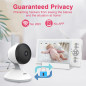 JouSecu Baby Monitor: Secure, Split-Screen, and 29-Hour Battery - No WiFi Needed! JouSecu Baby Monitor: Secure, Split-Screen, and 29-Hour Battery - No WiFi Needed!